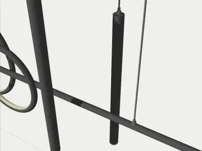 Modern Pendant Lighting - Circular Pendant Lighting 3D model