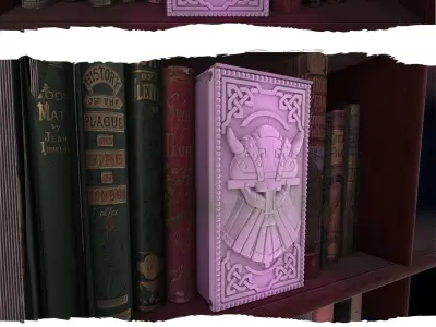 Dwarf Booknook 3D print model