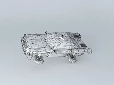 Mercedes Benz Time Machine Flying Mode Free 3D model