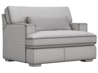 Dune Sofa 127 By Arhaus 3D model