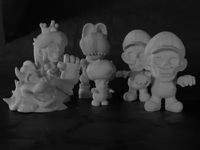 Ghoulish Mario Time - Zombie Pack Halloween 3D print model
