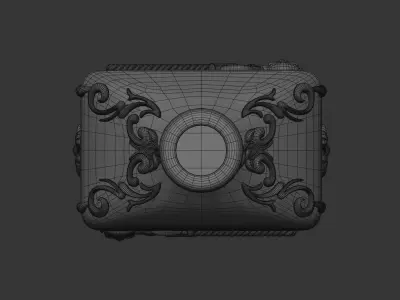 Poison Bottle Low-poly 3D model