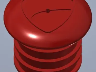 Motorcycle frame CAP 3D print model