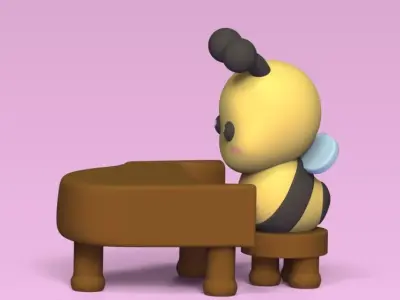 Bee Band 3D print model