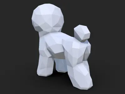 Bichon Frise 3D print model