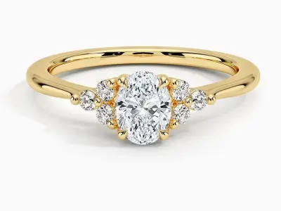 Diamond Ring 3D print model 50
