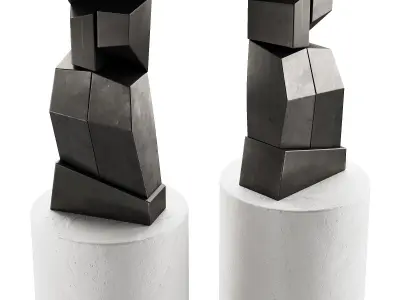 409 interior sculptures 16 1stdibs Contemporary Bronze Artwork 1 3D model