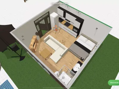 Modern bungalov  3D model