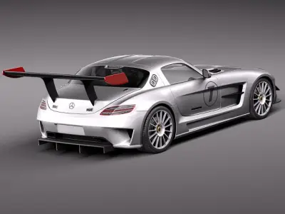 Mercedes Benz SLS AMG GT3 3D model