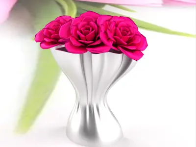 AC-MAGNET-VASE-001  3D print model