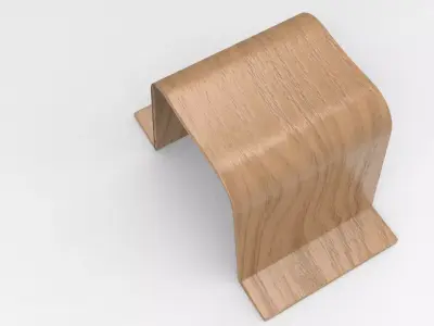 Puhhe Stool Low-poly 3D model