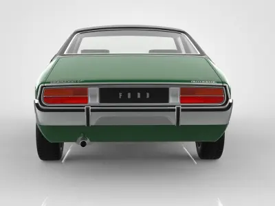 Granada Coupe Mk1 1972 -1974 3D model