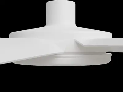 Bronx 40 Dc Ceiling Fan White Low-poly 3D model