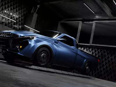 PICKUP TRUCK 3D model 4X4 winyoo 3D model