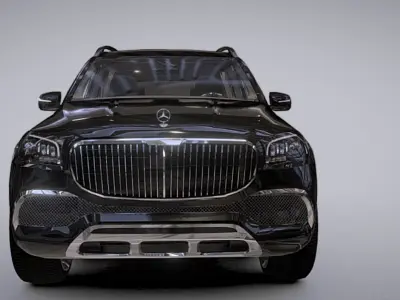 Mersedes- Benz Maybach GLS 600 Low-poly 3D model