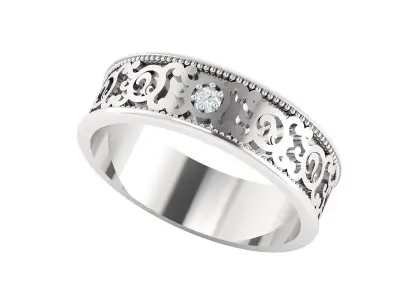 Diamond Ring 3D model 3