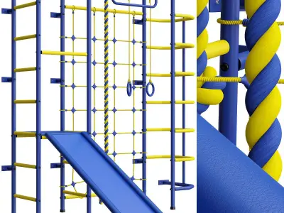 Childrens Sports Complex 3D model