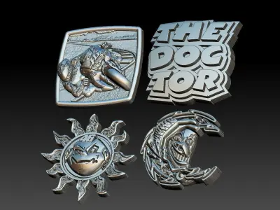 Valentino Rossi Elements 3D print model