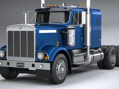 Generic American Truck USA 1980 3D model