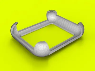 40 mm apple watch case cover plain 3D print model