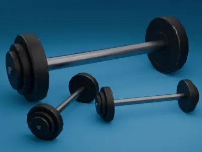 Weight Lifting Halter Free low-poly 3D model