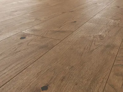 Wood floor Oak Estate NEW Sanded 3D model