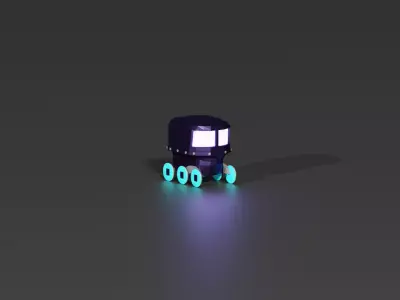 the rover robot Free low-poly 3D model