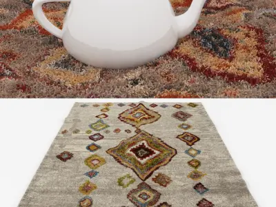 Rugs No 387 Low-poly 3D model