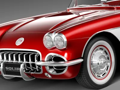 Chevrolet Corvette C1 1958-1962 3D model