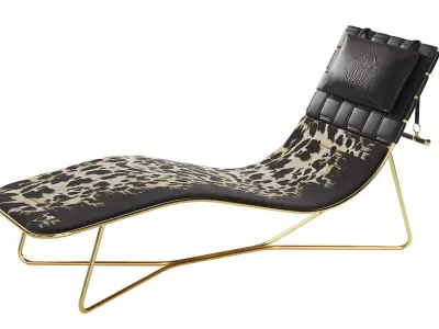 Roberto Cavalli Papeete Chaise Longue 3D model 3D model