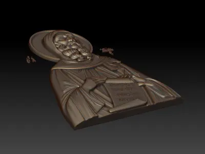 St  Anthony the Great 3d model for CNC 3D model