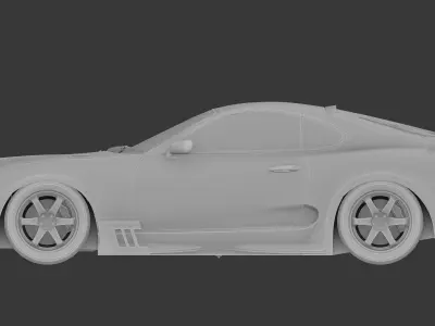 TOYOTA SUPRA VARIS RIDOX Low-poly 3D model