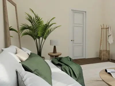 Living Room 5 Blender Scene 3D model