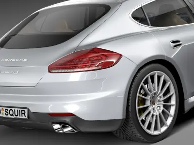 Porsche Panamera S 2014 3D model