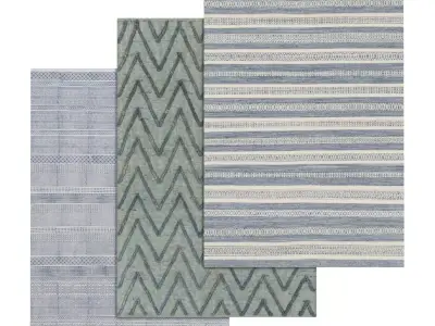 Rug Set 828 3D model