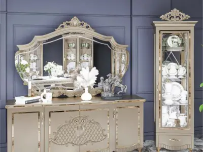 Classic Furniture Set 3D model