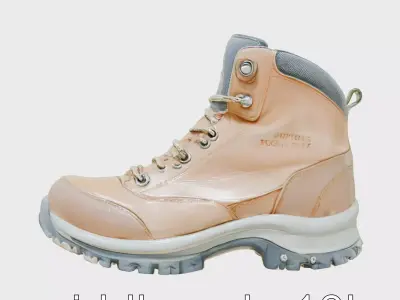 Worn Hiking Boot 3D model pack Texture