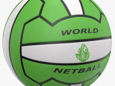 Mikasa Netball Ball 3D model
