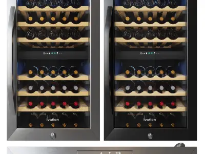 Ivation wine coolers Low-poly 3D model