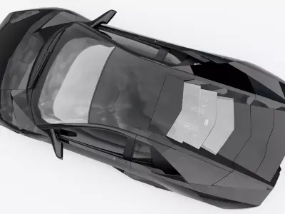 Lamborghini Reventon Low-poly 3D model