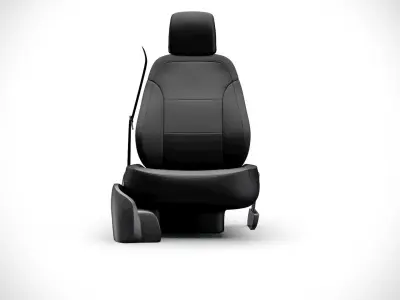 Seat v7 Low-poly 3D model