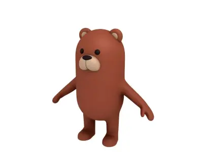 Bear Character 3D model purchase