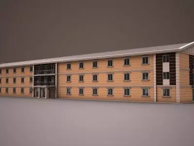 PREFABRICATED BUILDING 6 3D model