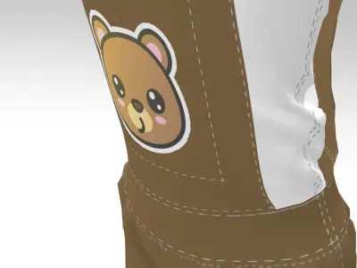 Farm Cute Outfit 3D model