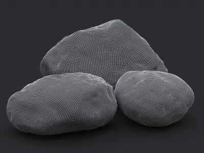 Stone XVIII 3D model