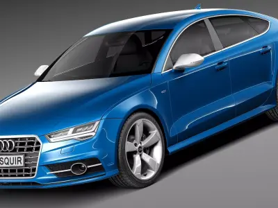Audi S7 Sportback 2015 3D model