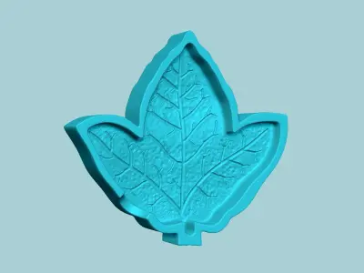 Montpellier Maple Leaf - Molding Artificial EVA Craft 3D print model