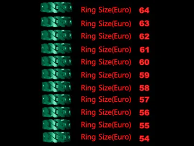 11 size Cuban chain link  3D print model