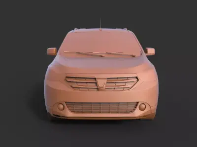 Dacia Lodgy 2013 3D print model