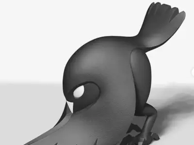 Owl Creature Figure Fan Art Toy  3D print model
